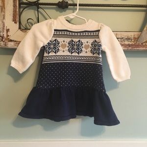 Gymboree Sweater knit dress , size 6-12 month.